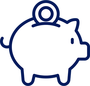 Piggy bank icon