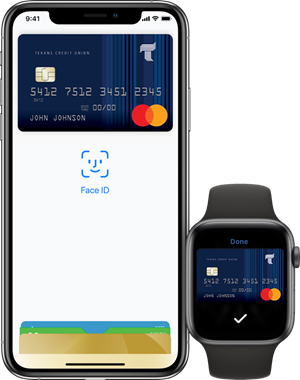 Texans card displayed in Apple Pay
